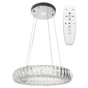 Plafoniera Led In Cristallo App1040-cp + Telecomando