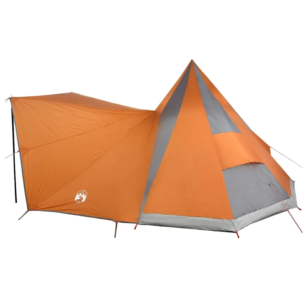 Tenda Tipi-Tenda da campeggio Grigio e arancione 510 x 690 x 330 cm taffet¨¤