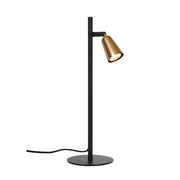 Lampada da tavolo TIANA industriale 1xGU10 nero Lucide