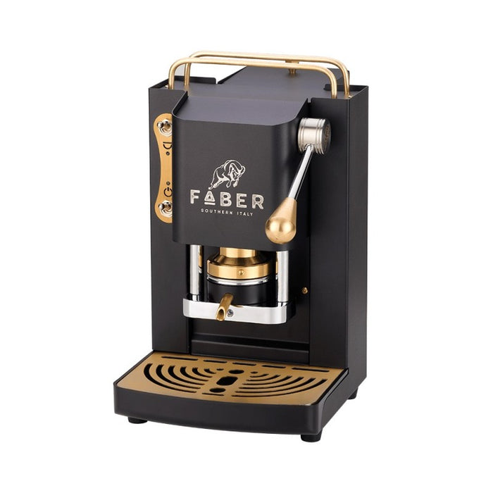 Faber macchina da caffe a cialde pro mini deluxe mat black - FABPROMINIBLACKBASOT