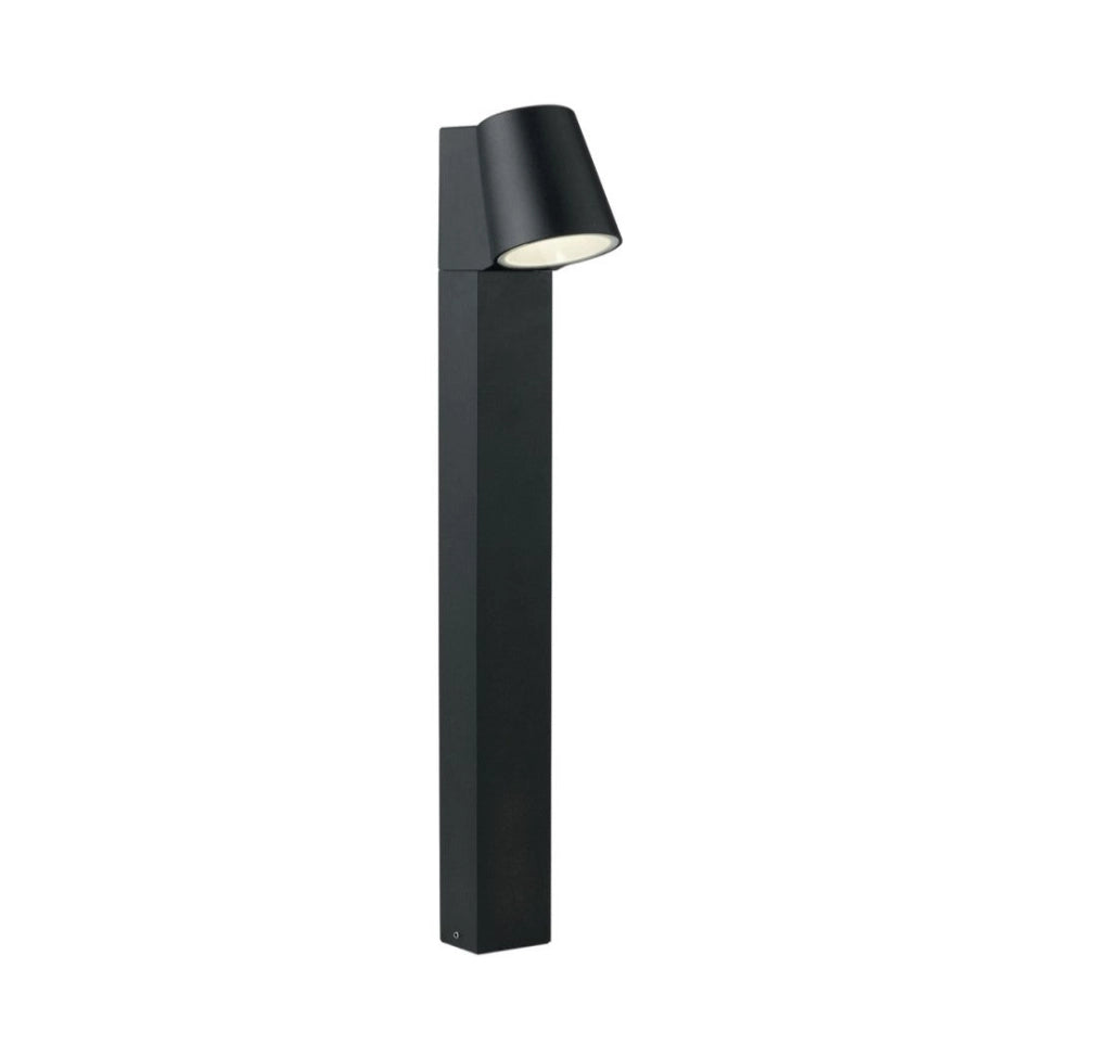 PALETTO LED SINTESI NERO 6W 400LM 4000K IP44 7,6X12X62,5CM
