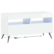 Mobile TV LED Bianco Lucido Legno ingegnerizzato 897659