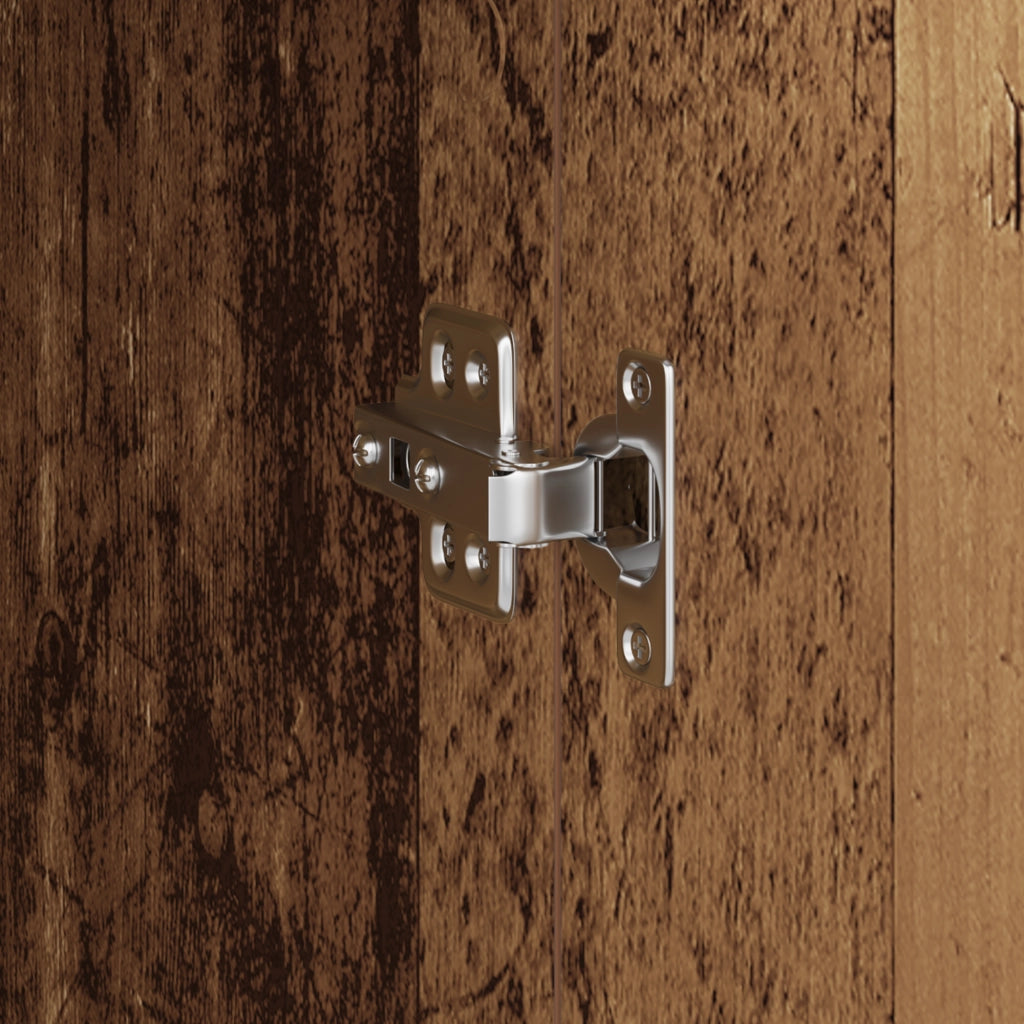 Scrivania con Ripostiglio Legno Vecchio Legno Ingegnerizzato