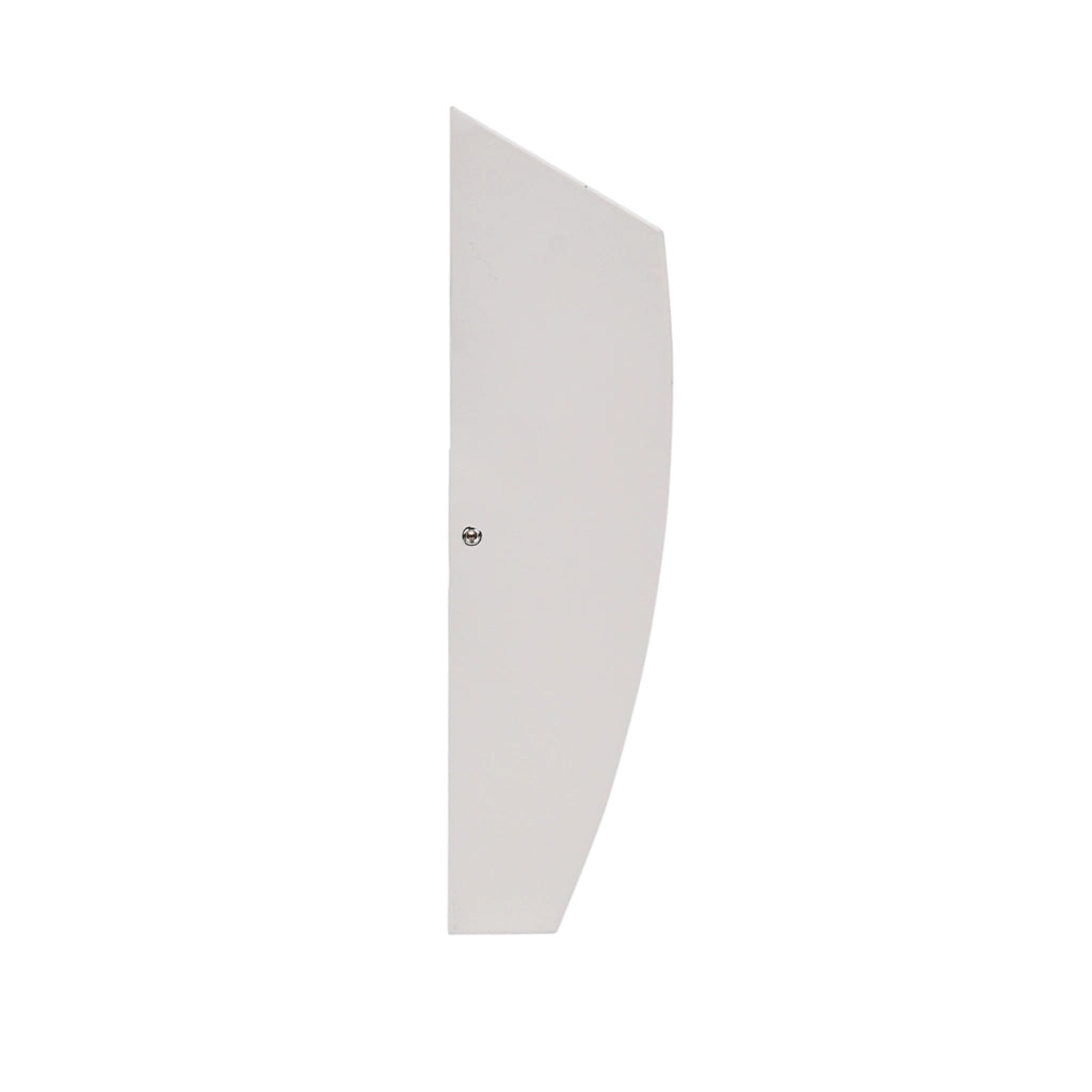 APPLIQUE LED DA PARETE BIEMISSIONE 6W IP65 PER ESTERNI - DESIGN MODERNO IN ALLUMINIO BIANCO CON DIFFUSORE OPACO IDEALE PER TERRAZZI PATII E PORTICATI