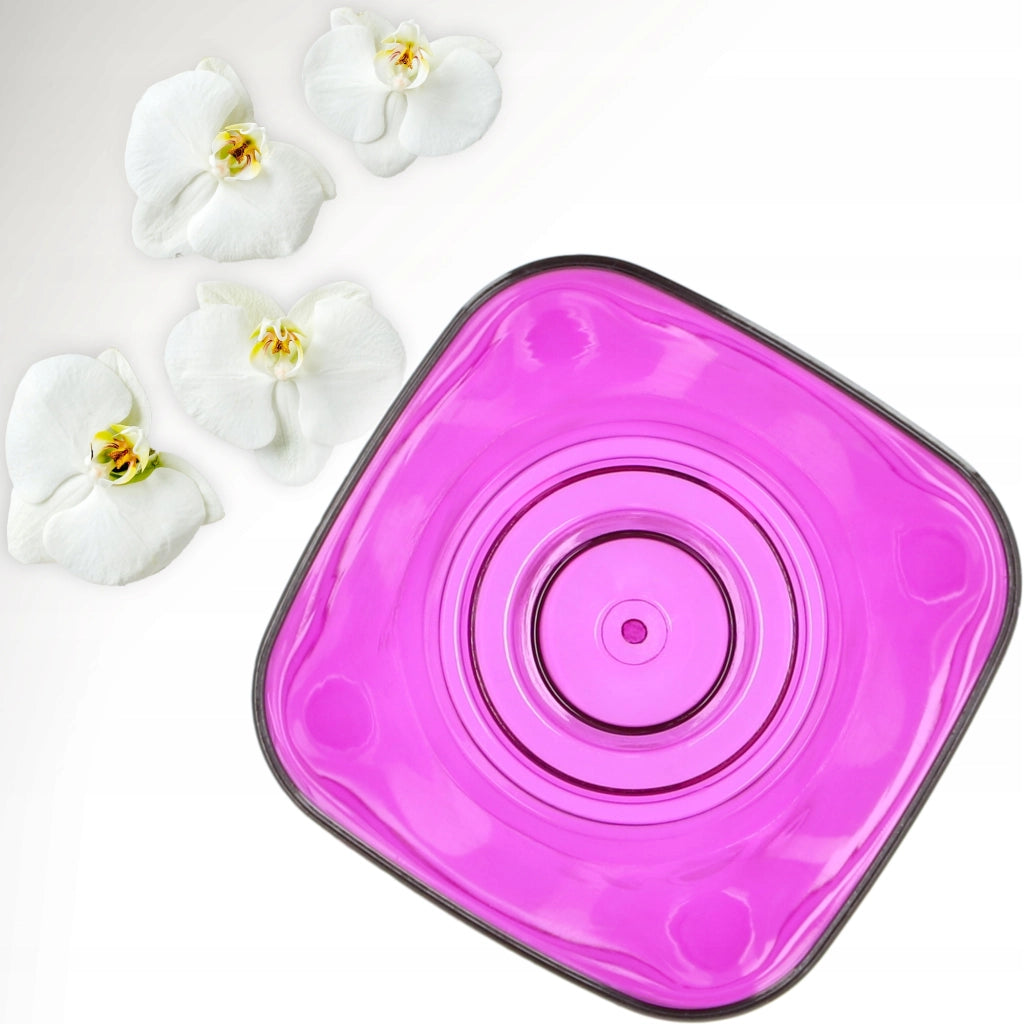 Coprivaso KADAX per orchidee, in plastica, viola, 9 cm