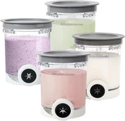 Contenitore e coperchio compatibile con la serie NC700 NC701 Ninja Creami Swirl, in materiale BPA gratuito e lavabile in lavastoviglie (4 pezzi)