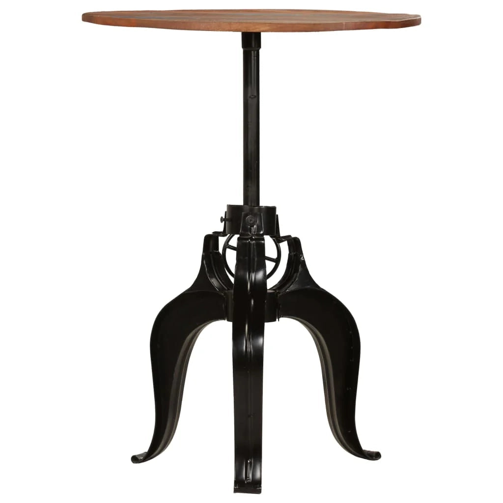 Tavolo alto da bar/bistrot in legno massello di recupero 75 cm 0902074