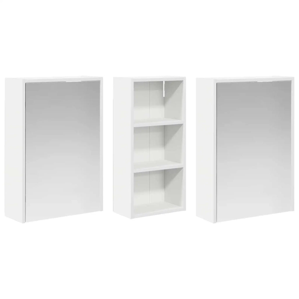 Set di Armadi da Bagno 3 pcs 116 x 16 x 62,5 cm