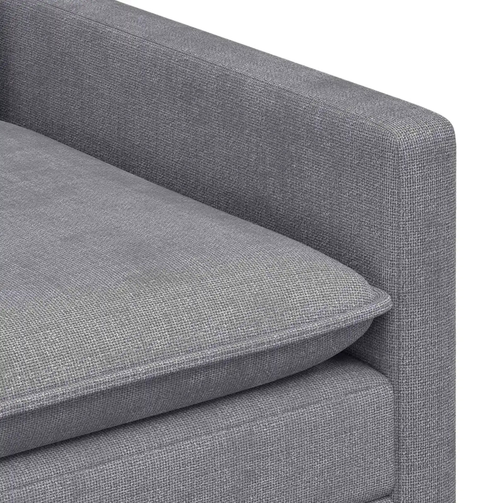 Divano Grigio Chiaro 76 x 81 x 87,5 cm Poliestere