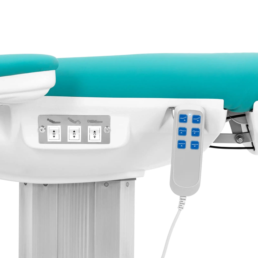Poltrona estetica 300 watt 3 motori 175 kg PU blu compensato acciaio blu 14_0009000