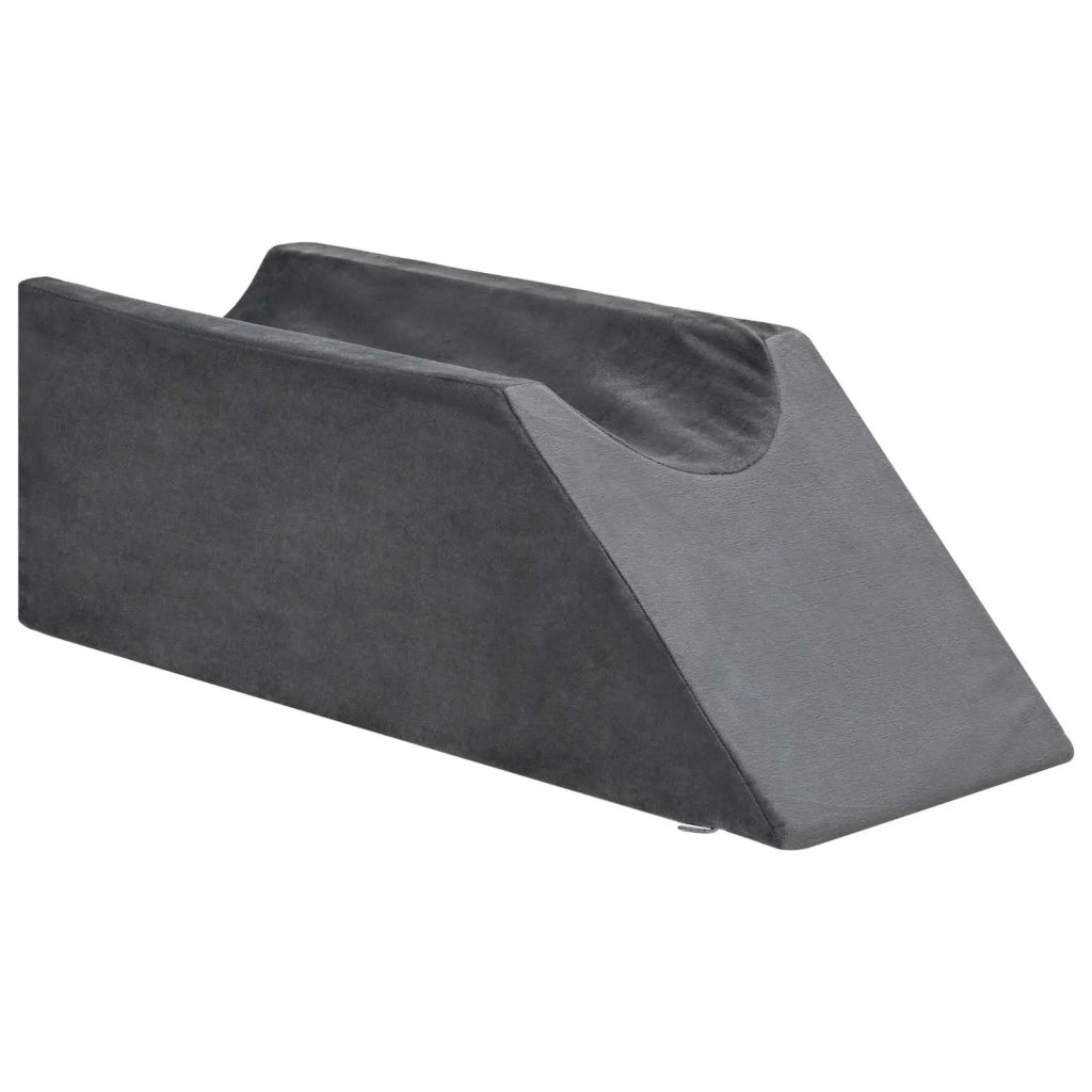Cuscino per Gambe Grigio 68 x 25 x 21,5 cm Schiuma PU 42020193