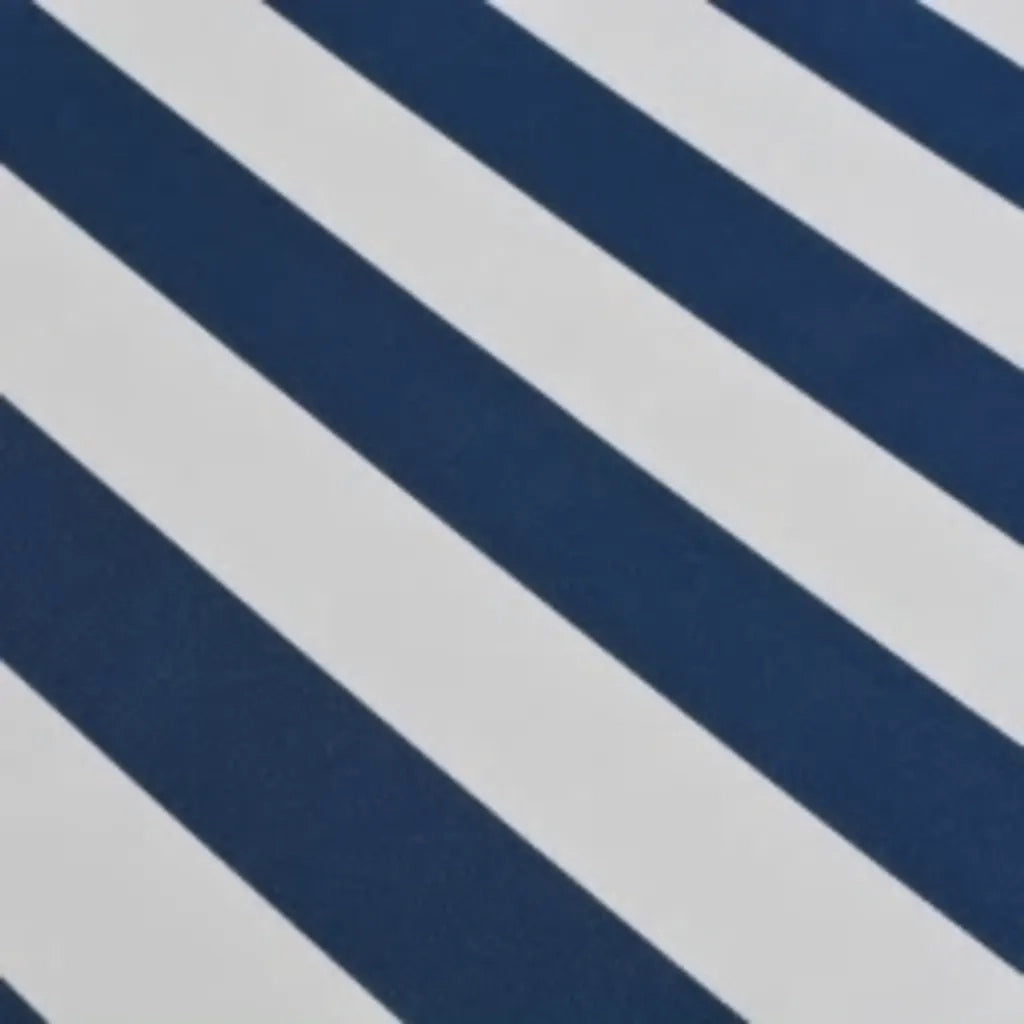 Tenda da Sole Pieghevole Manuale 600 cm Blu/Bianca cod mxl 43596