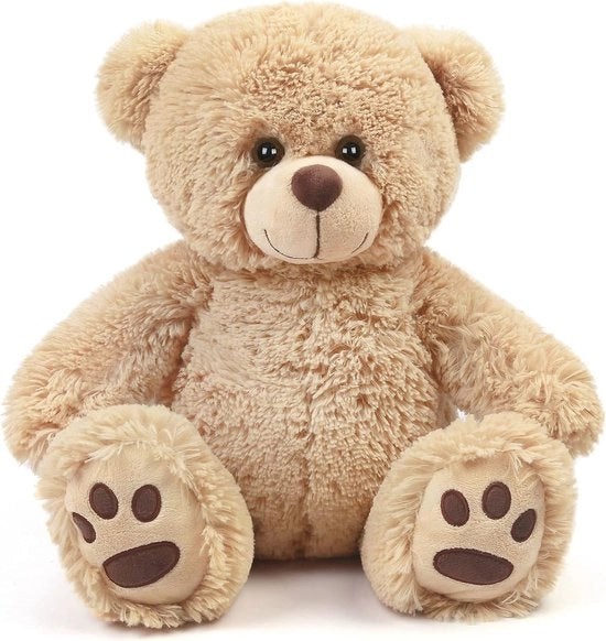 Cuscino Orso Teddy 43cm - Giocattolo Cuddoso Con Piedi Flessibili - Regalo Perfetto Per Bambini E Amici