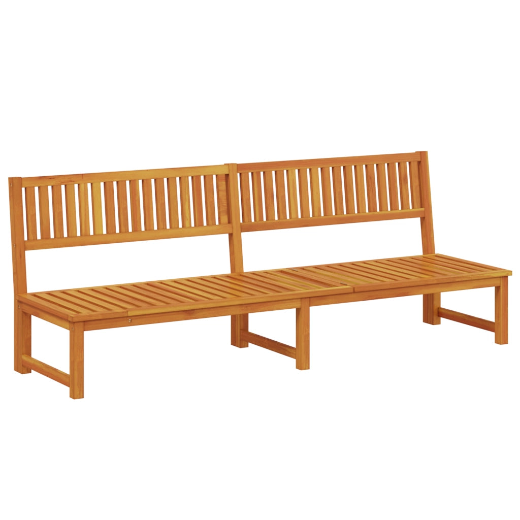 Lettino prendisole 3-in-1 in legno massello di acacia