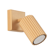 Applique moderna oro orientabile GU10 10W GRAVIO Pure Lume