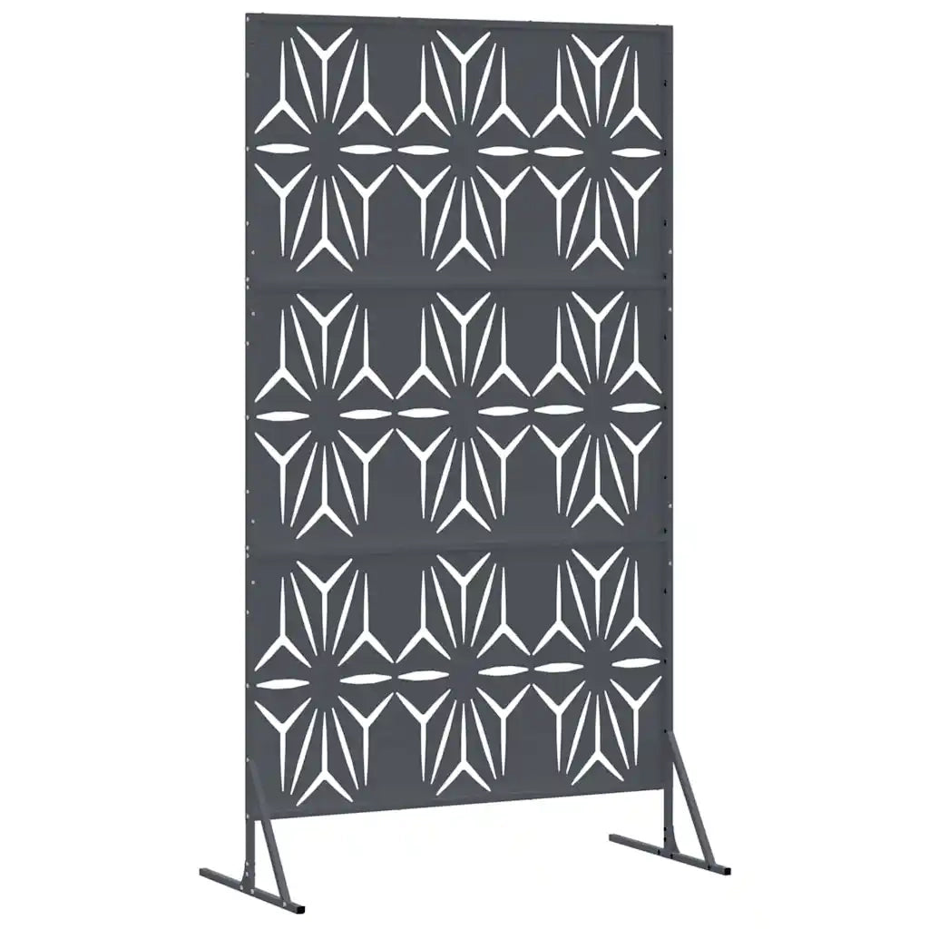 Schermo per Privacy Antracite 100 x 50 x 180 cm Acciaio CFW8630228