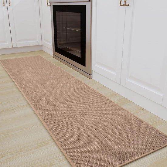 Mat di Cucina Antislip in Sisal Look 50x240 cm