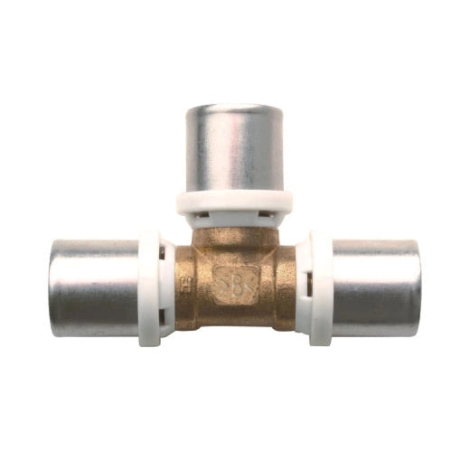 RACCORDO A TEE IBP A PRESSARE PER MULTISTRATO- Diam. 16x16x16- IBP- pezzi 1