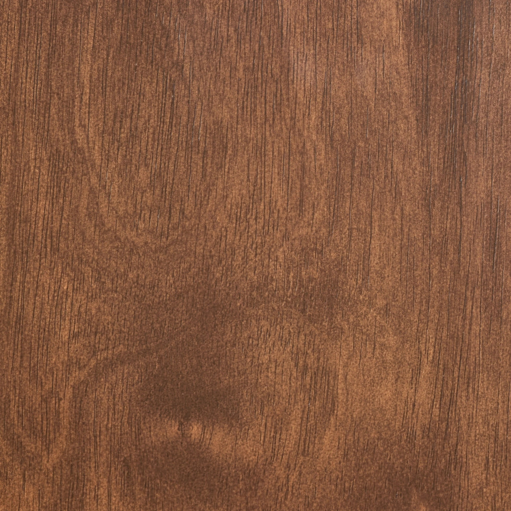 Set di 2 sedie da pranzo in tessuto beige chiaro senza braccioli stile scandinavo con struttura in legno di gomma marrone