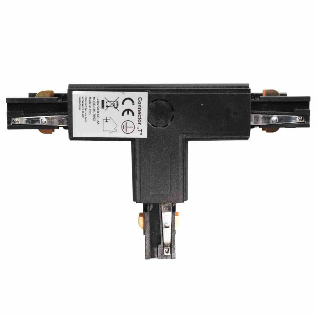 Connettore per sistema binario Milagro ML7092 nero da soffitto