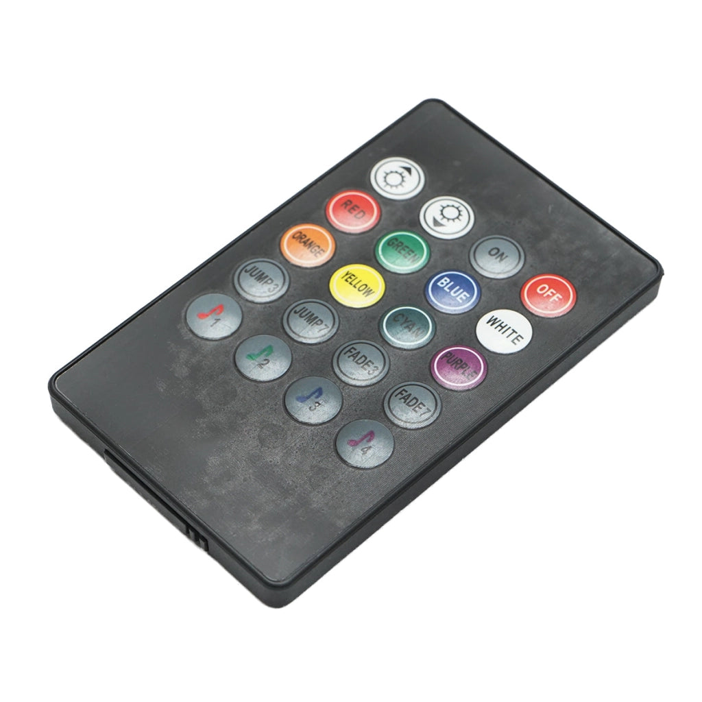 Striscia luminosa ambientale a LED per auto 12V con telecomando, controllo musicale 4x267mm RGB