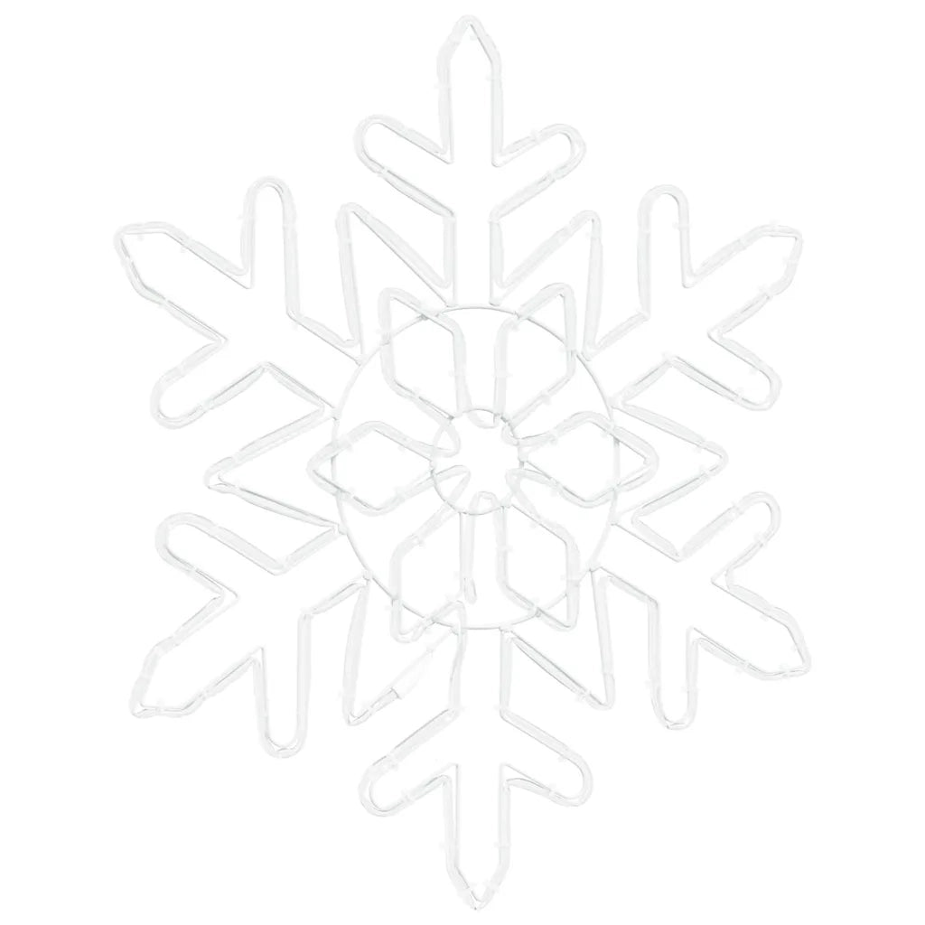 Fiocco di Neve di Natale Blu 55,5 x 55,5 x 0,75 cm PVC