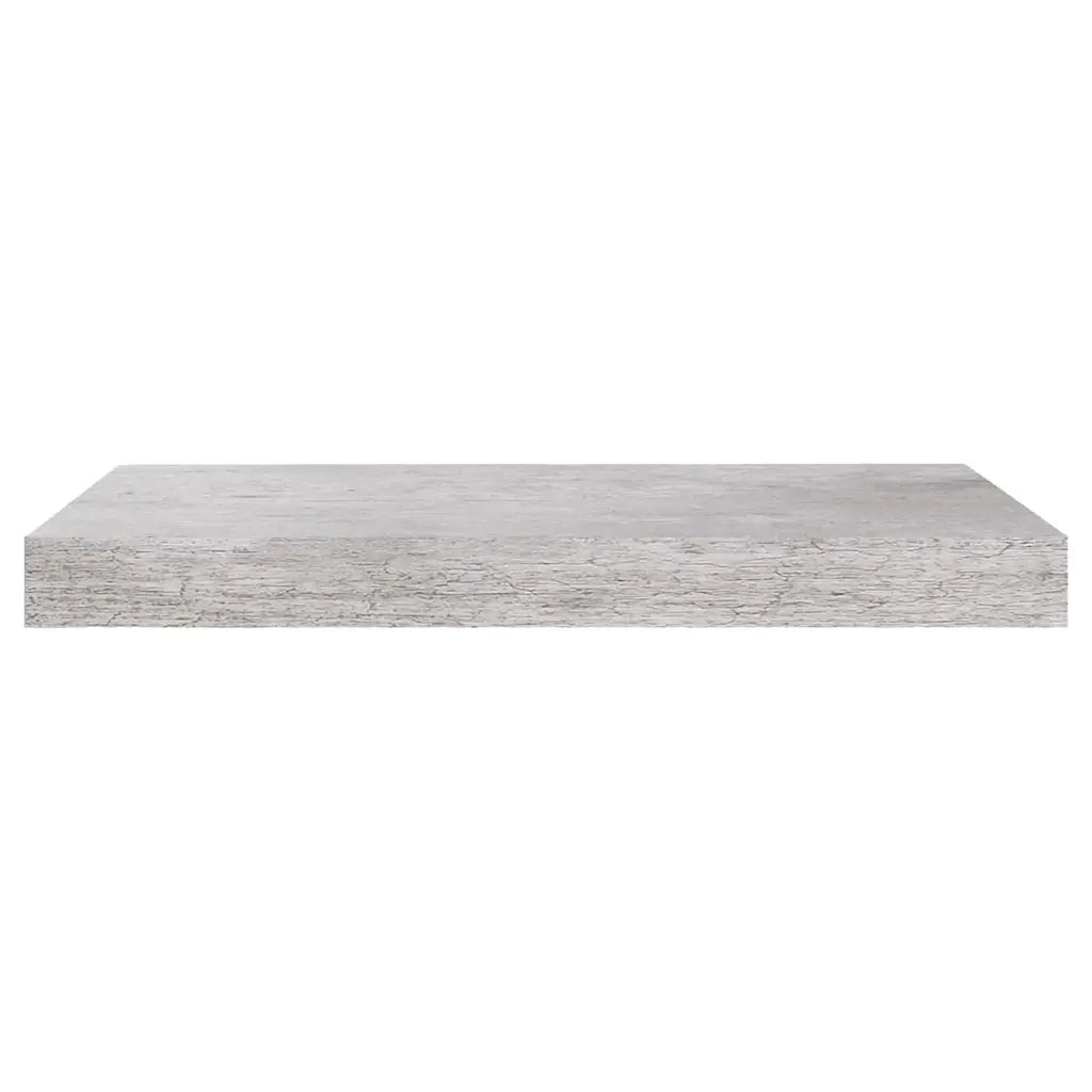 Scaffale a Parete Grigio Cemento 50x23,5x3,8 cm in MDF