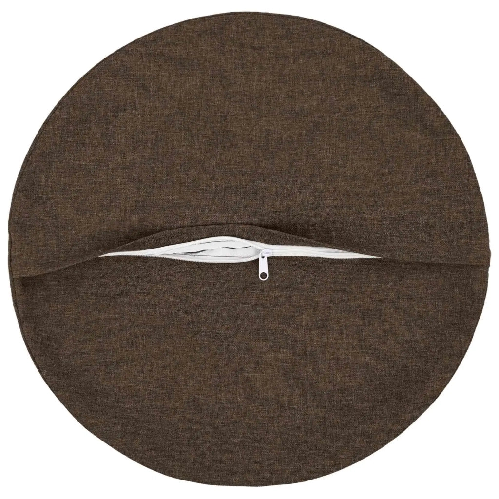 Federa 2 pz HEERLEN Tortora Ø 60 cm Tessuto 922833
