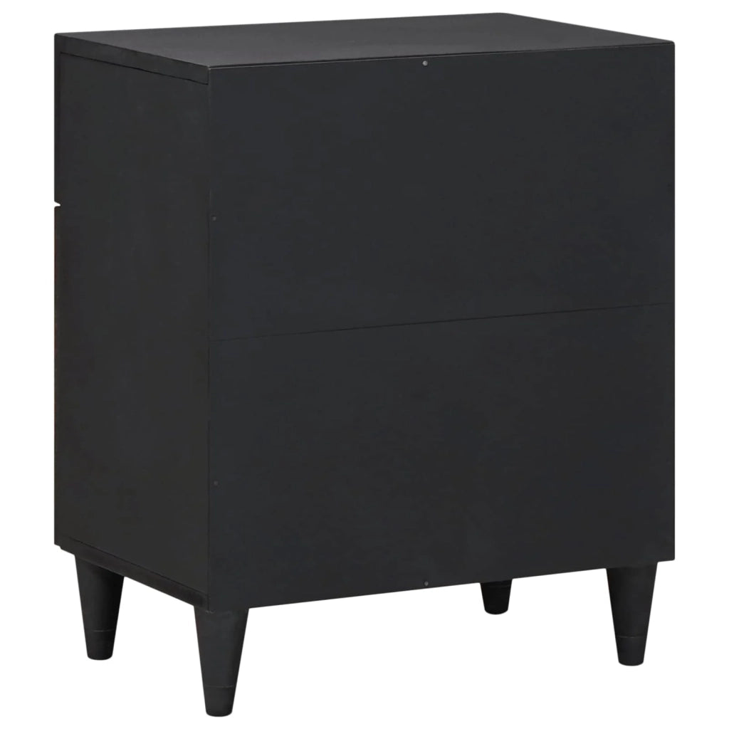 Comodino | Armadio da Notte | Mobiletto da notte Multicolore 50 x 33 x 60 cm Legno di mango massello