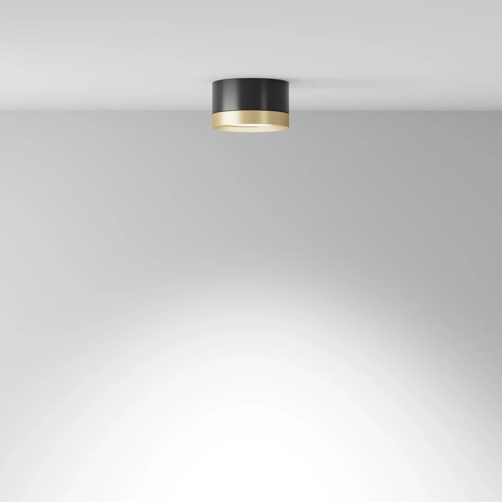 Maytoni Lampada da soffitto Hoop 1 luce GX53 dimmerabile nero alluminio