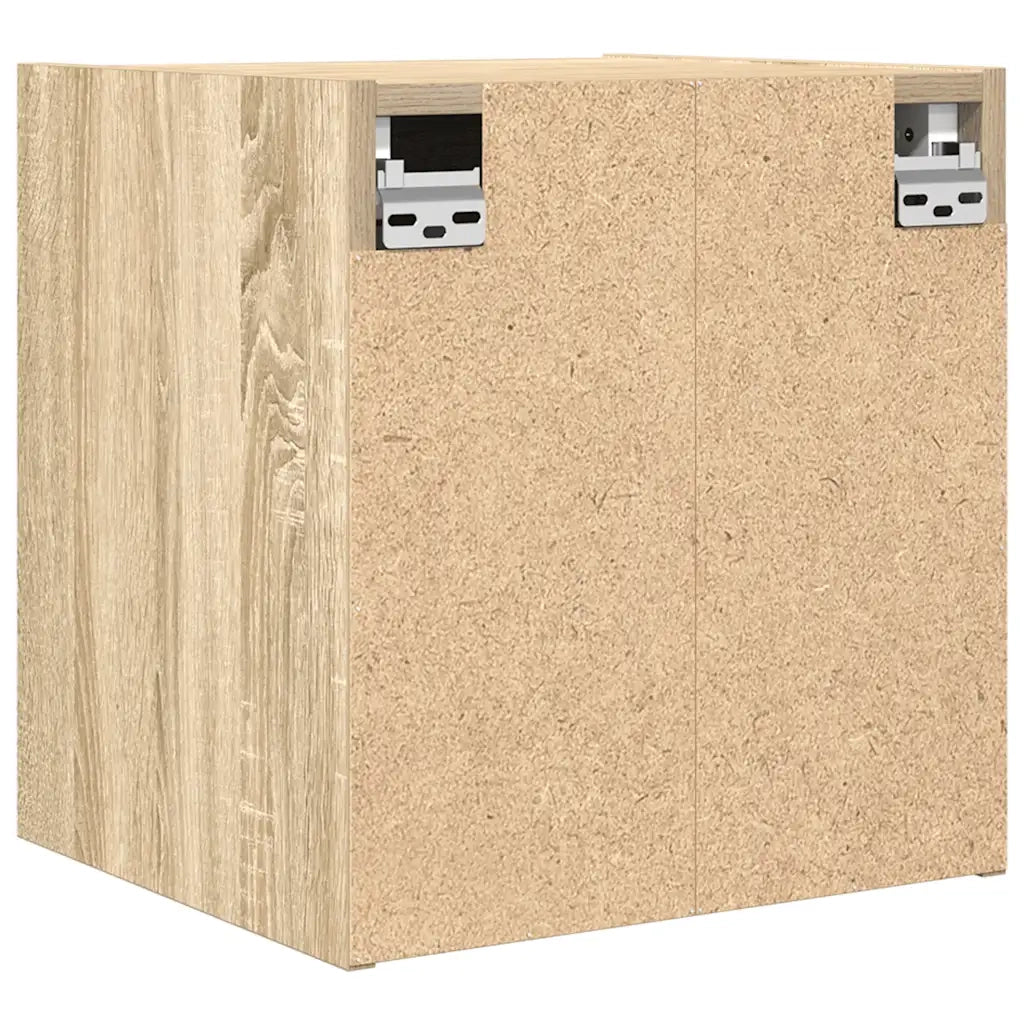 Comodino a Muro Rovere Sonoma 38x34x40 cm 861233