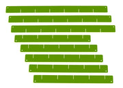 Divisori per cassetti, set verde, per carrelli da officina