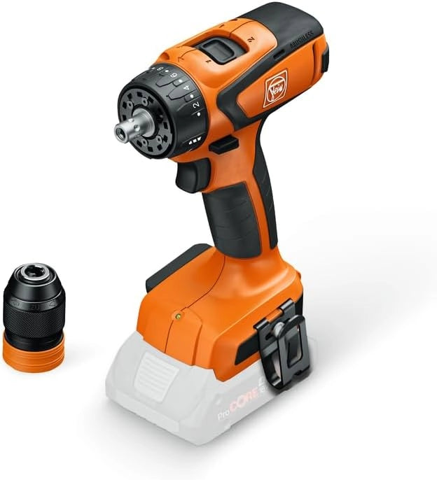 Trapano Avvitatore a Percussione a Batteria, ASB 18 Q AS, 2 velocità, Motore brushless, Attacco QuickIN, Forature fino 13 mm, senza Batterie e Caricabatteria