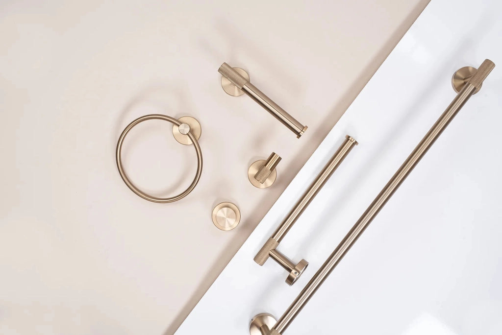 Porta Carta Igienica 6611 Modern Brush Gold