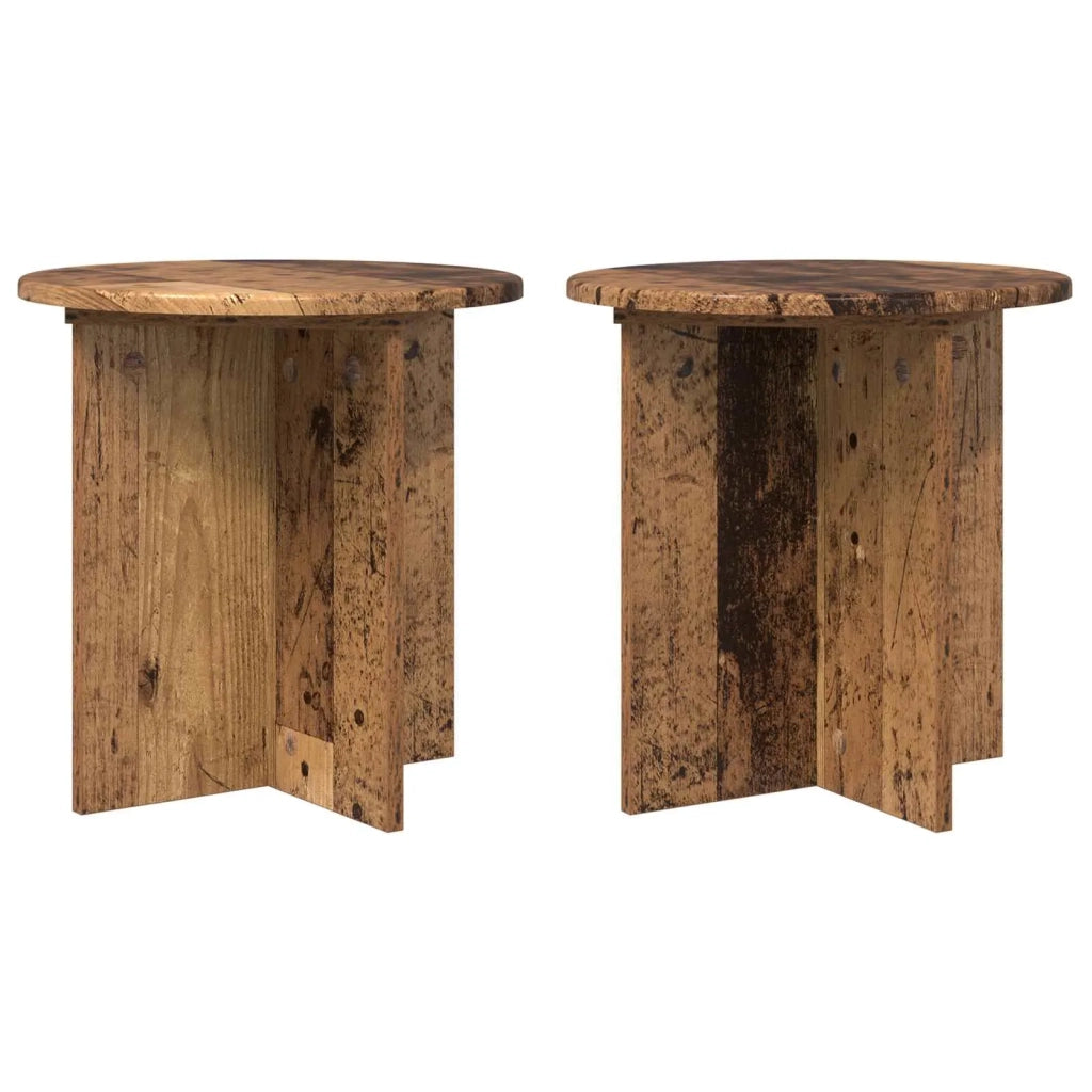 Supporto per piante 2 pz Legno antico 40 x 40 x 40 cm 899733