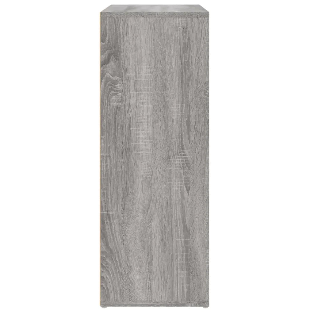 Credenze 2 pz | Madia | Buffet da pranzo | Armadio da pranzo Grigio Sonoma 60x31x84 cm in Legno Multistrato