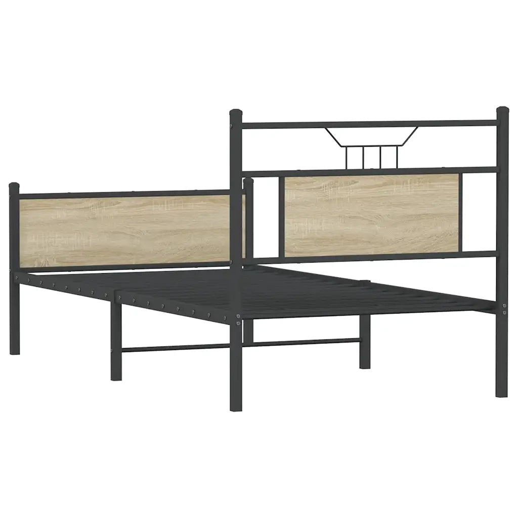 Giroletto senza Materasso Rovere Sonoma 90x200 cm in Truciolato 4106973