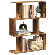 Libreria Divisorio 3Ripiani Legno Antico 70x24x97 cm Truciolato 858118