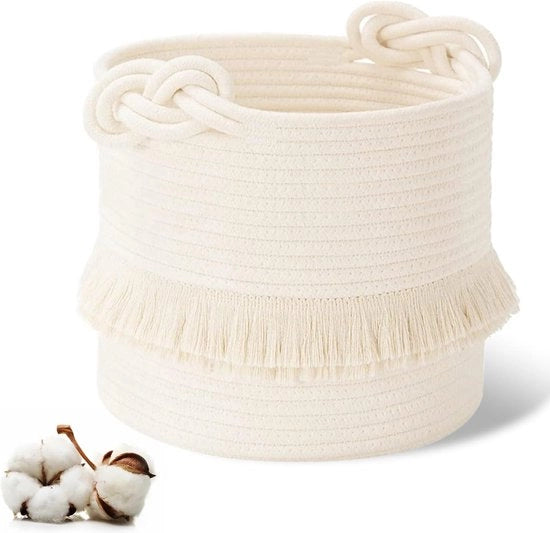 Cassa di stoccaggio per bambino - organizzatore per giocattoli - cassa regalo - contenitore per bottiglie di acqua - 40 x 33 cm - beige