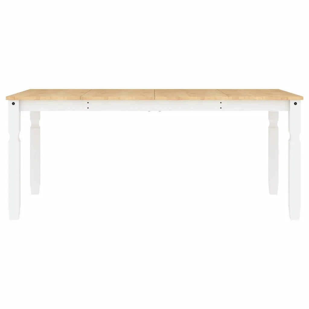 Tavolo da Pranzo Corona 180x90x75 cm in Legno Massello di Pino 4005722