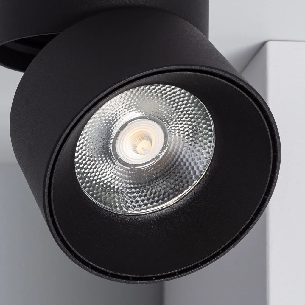 Faretto LED 30W orientabile nero 2700-3200K Abruzzo Romeo