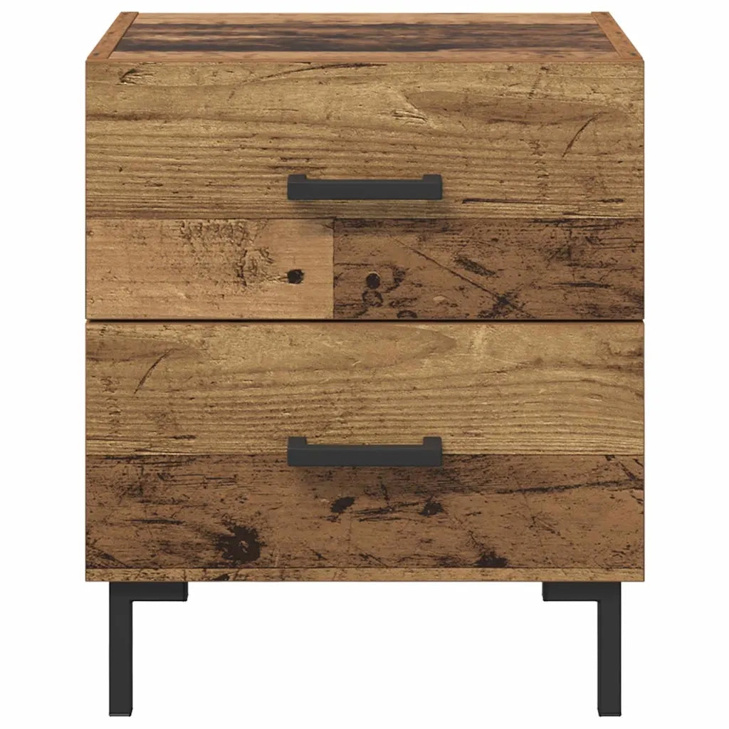 Armadio da Notte 2 pcs Legno vecchio 40 x 35 x 47,5 cm