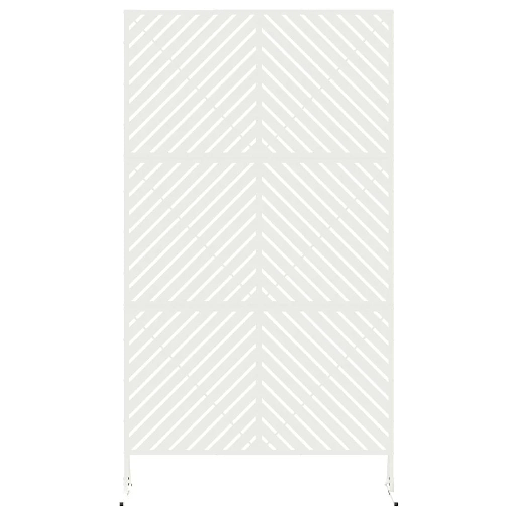Schermo per Privacy Bianco 100 x 50 x 180 cm Acciaio CFW1015855