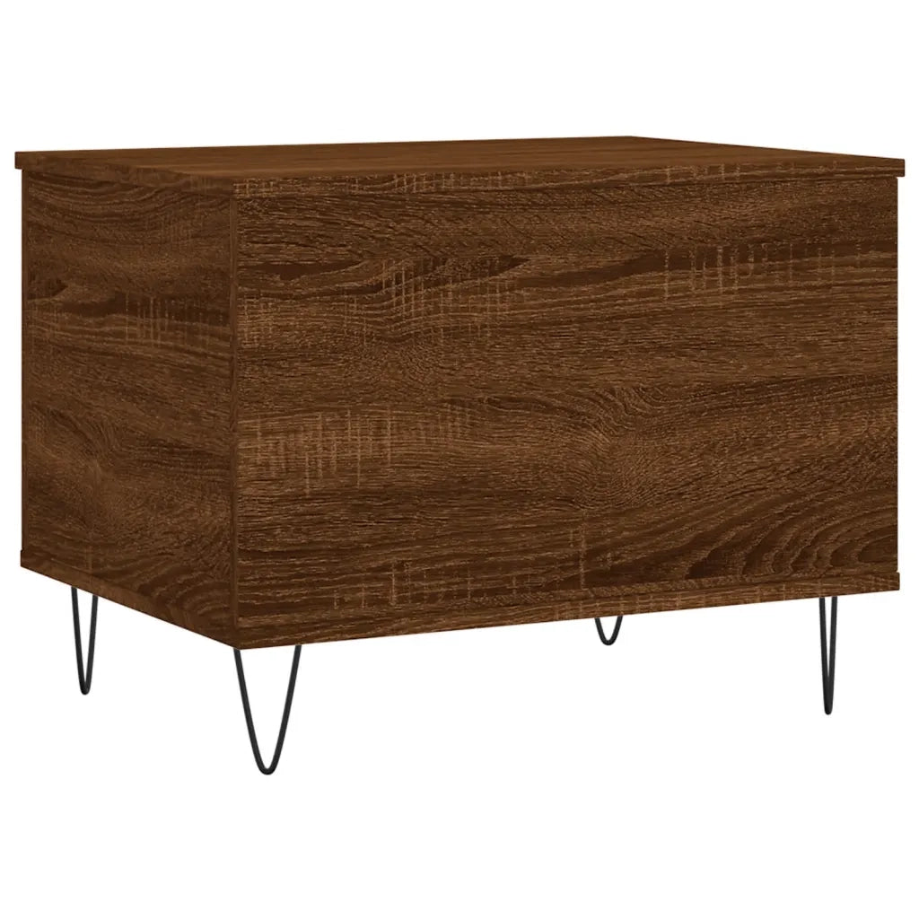 Tavolino Salotto Rovere Marrone 60x44,5x45 cm Legno Multistrato 830955