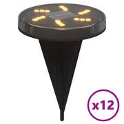 Luci Solari da Terra con Picchetti da Esterno 12 pz Bianco Caldo CFW5499051