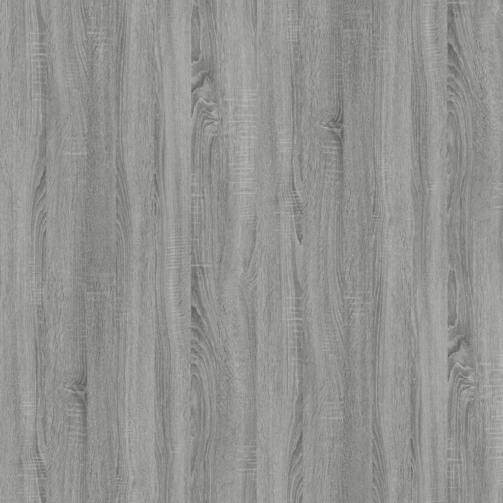 Comodino-Tavolino da notte Grigio Sonoma 41x40x36 cm in Legno Multistrato