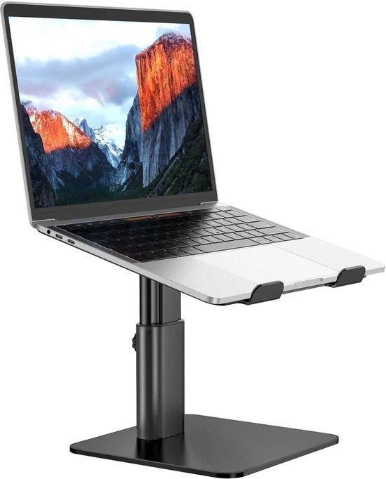 Regolabaricatore per laptop ergonomico regolabile per notebook da 10 a 156 pollici Nero
