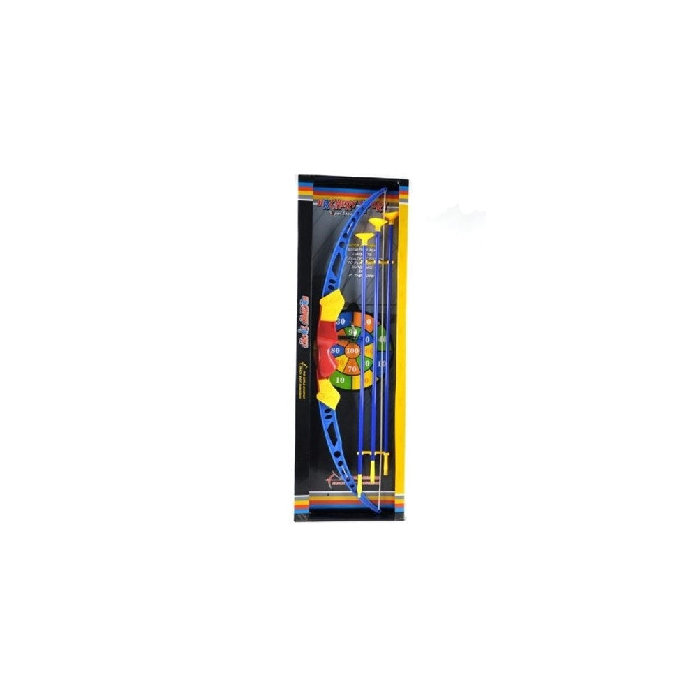 Trade Shop - Arco Con Frecce A Ventosa Set Giocattolo Gioco Per Arciere Bambino Bambina -