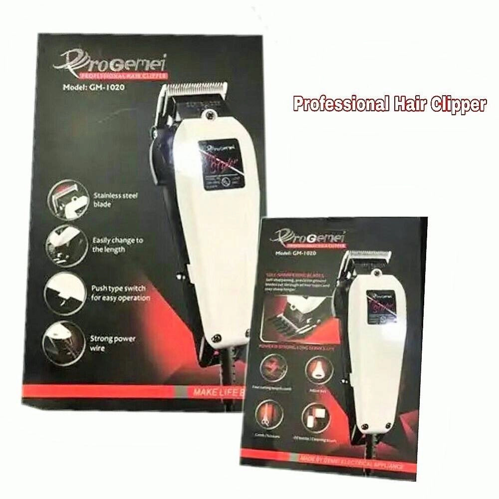 Trade Shop - Tagliacapelli Professionale Con Filo Rasoio Trimmer Per Capelli Gm-1020 -