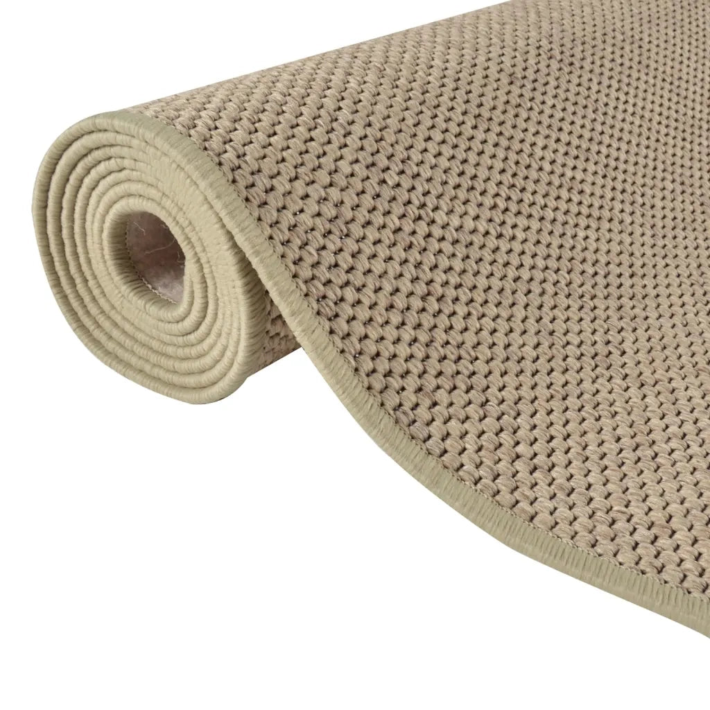 Tappeto Corsia Aspetto Sisal Sabbia 80x400 cm 355793